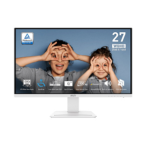 MSI Pro/MP273QW E2/27"/IPS/QHD/100Hz/1ms/Biela/3R MSI Pro/MP273QW E2/27"/IPS/QHD/100Hz/1ms/Biela/3R