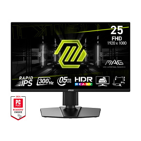 MSI MAG/255PXF/24,5"/IPS/FHD/300Hz/0,5ms/Čierna/3R MSI MAG/255PXF/24,5"/IPS/FHD/300Hz/0,5ms/Čierna/3R
