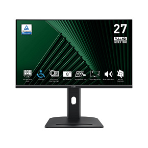 MSI Pro/MP275PG/27"/IPS/FHD/100Hz/1ms/Čierna/3R MSI Pro/MP275PG/27"/IPS/FHD/100Hz/1ms/Čierna/3R
