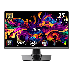 MSI MAG/272UP QD-OLED X24/26,5"/QD-OLED/4K UHD/240Hz/0,03ms/Čierna/3R MSI MAG/272UP QD-OLED X24/26,5"/QD-OLED/4K UHD/240Hz/0,03ms/Čierna/3R