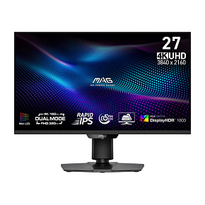 MSI MAG/274UPDF E16M/27"/IPS/4K UHD/160Hz/0,5ms/Čierna/3R MSI MAG/274UPDF E16M/27"/IPS/4K UHD/160Hz/0,5ms/Čierna/3R