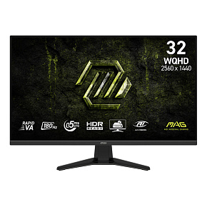 MSI MAG/325QF E18V/31,5"/VA/QHD/180Hz/0,5ms/Čierna/3R MSI MAG/325QF E18V/31,5"/VA/QHD/180Hz/0,5ms/Čierna/3R