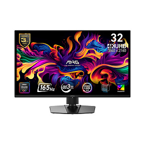 MSI MAG/322UP E16/31,5"/QD-OLED/4K UHD/165Hz/0,03ms/Čierna/3R MSI MAG/322UP E16/31,5"/QD-OLED/4K UHD/165Hz/0,03ms/Čierna/3R