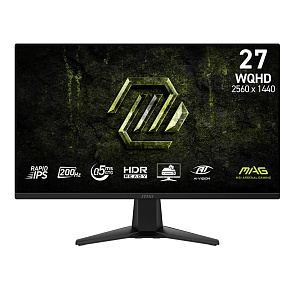 MSI MAG/275QF E20/27"/IPS/QHD/200Hz/0,5ms/Čierna/3R MSI MAG/275QF E20/27"/IPS/QHD/200Hz/0,5ms/Čierna/3R