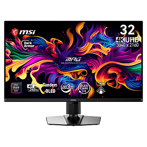 MSI MPG/322UR QD-OLED X24/31,5"/QD-OLED/4K UHD/240Hz/0,03ms/Čierna/3R MSI MPG/322UR QD-OLED X24/31,5"/QD-OLED/4K UHD/240Hz/0,03ms/Čierna/3R
