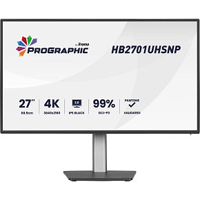 iiyama ProGraphic/HB2701UHSNP-B1/27"/IPS/4K UHD/60Hz/4ms/Čierna/3R iiyama ProGraphic/HB2701UHSNP-B1/27"/IPS/4K UHD/60Hz/4ms/Čierna/3R