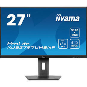 iiyama ProLite/XUB2797UHSNP-B1/27"/IPS/4K UHD/60Hz/4ms/Čierna/5R iiyama ProLite/XUB2797UHSNP-B1/27"/IPS/4K UHD/60Hz/4ms/Čierna/5R