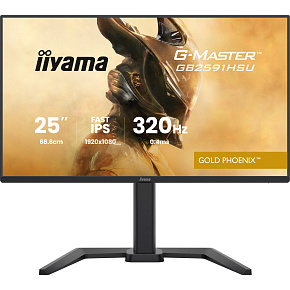 iiyama G-Master/GB2591HSU-B1/24,5"/IPS/FHD/320Hz/0,4ms/Čierna/3R iiyama G-Master/GB2591HSU-B1/24,5"/IPS/FHD/320Hz/0,4ms/Čierna/3R