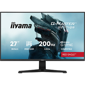 iiyama G-Master/G2771QS-B1/27"/IPS/QHD/200Hz/0,5ms/Čierna/3R iiyama G-Master/G2771QS-B1/27"/IPS/QHD/200Hz/0,5ms/Čierna/3R