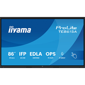 86" iiyama TE8615A-B1AG: IPS, 4K, EDLÁ, NFC 86" iiyama TE8615A-B1AG: IPS, 4K, EDLÁ, NFC