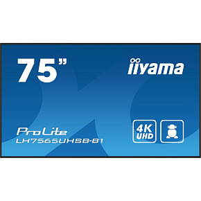 75" iiyama LH7565UHSB-B1: IPS, 4K UHD, Android, 24/7 75" iiyama LH7565UHSB-B1: IPS, 4K UHD, Android, 24/7