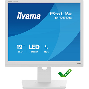 iiyama ProLite/B1980S-W1/19"/TN/1280x1024/75Hz/3ms/White/3R iiyama ProLite/B1980S-W1/19"/TN/1280x1024/75Hz/3ms/White/3R