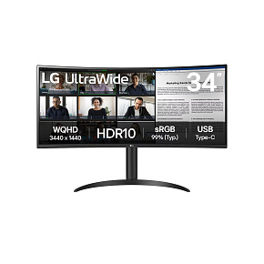 LG UltraWide/34WR55QK-B/34"/VA/wQHD/100Hz/5ms/Čierna/2R LG UltraWide/34WR55QK-B/34"/VA/wQHD/100Hz/5ms/Čierna/2R