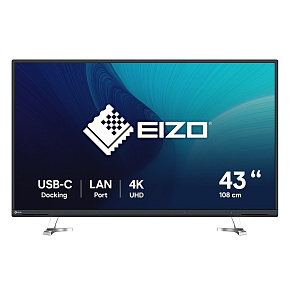 43" LED EIZO EV4340X-BK - 4K, IPS, KVM, USB-C 43" LED EIZO EV4340X-BK - 4K, IPS, KVM, USB-C