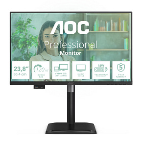 AOC/24P4CV/23,8"/IPS/FHD/120Hz/4ms/Čierna/5R AOC/24P4CV/23,8"/IPS/FHD/120Hz/4ms/Čierna/5R