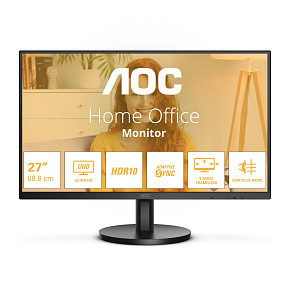 AOC/U27B3M/27"/VA/4K UHD/60Hz/4ms/Black/3R AOC/U27B3M/27"/VA/4K UHD/60Hz/4ms/Black/3R