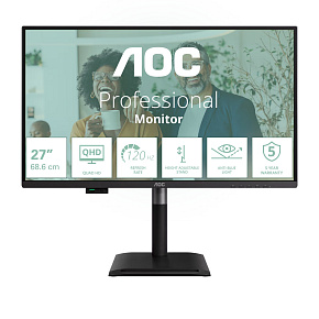 AOC/Q27P4CV/27"/IPS/QHD/120Hz/4ms/Čierna/5R AOC/Q27P4CV/27"/IPS/QHD/120Hz/4ms/Čierna/5R