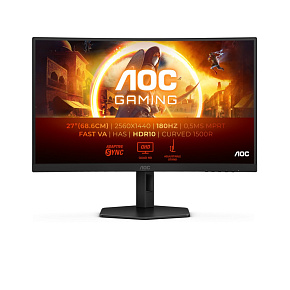 AOC AGON/Gaming CQ27G4X/27"/VA/QHD/180Hz/1ms/Black/3R AOC AGON/Gaming CQ27G4X/27"/VA/QHD/180Hz/1ms/Black/3R
