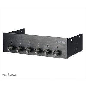AKASA kontrolný panel 6 ventilátorov AKASA kontrolný panel 6 ventilátorov