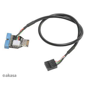 AKASA - USB 3.1 gen 2 int. na USB 3.1 Gen1 19-pin AKASA - USB 3.1 gen 2 int. na USB 3.1 Gen1 19-pin