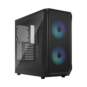 Fractal Design Focus 2 RGB Black TG Clear Tint/Midi Tower/Transpar./Čierna Fractal Design Focus 2 RGB Black TG Clear Tint/Midi Tower/Transpar./Čierna