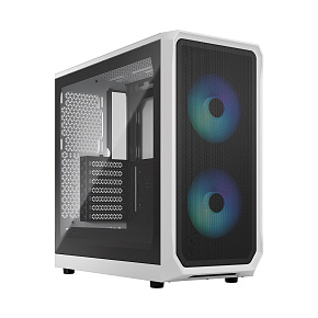 Fractal Design Focus 2 RGB White TG Clear Tint/Midi Tower/Transpar./Čierna a biela Fractal Design Focus 2 RGB White TG Clear Tint/Midi Tower/Transpar./Čierna a biela