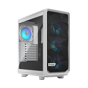 Fractal Design Meshify 2 Compact RGB White TG Clear Tint/Midi Tower/Transpar./Biela Fractal Design Meshify 2 Compact RGB White TG Clear Tint/Midi Tower/Transpar./Biela
