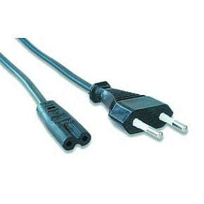 Sieťový kábel VDE 220/230V, 1,8 m (napájacie 2 piny) Sieťový kábel VDE 220/230V, 1,8 m (napájacie 2 piny)