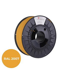 Tlačová struna (filament) C-TECH PREMIUM LINE, PLA, luminiscenčná svetlá oranžová, RAL2007, 1,75mm, Tlačová struna (filament) C-TECH PREMIUM LINE, PLA, luminiscenčná svetlá oranžová, RAL2007, 1,75mm,