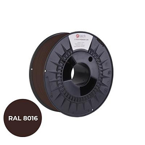 Tlačová struna (filament) C-TECH PREMIUM LINE, PLA, mahagónová hnedá, RAL8016, 1,75mm, 1kg Tlačová struna (filament) C-TECH PREMIUM LINE, PLA, mahagónová hnedá, RAL8016, 1,75mm, 1kg