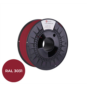 Filament C-TECH PREMIUM LINE, TPU 90A, flexibilná, orientálna červená, RAL3031, 1,75mm, 1kg Filament C-TECH PREMIUM LINE, TPU 90A, flexibilná, orientálna červená, RAL3031, 1,75mm, 1kg