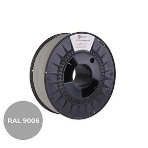 Tlačová struna (filament) C-TECH PREMIUM LINE, PETG, biely hliník, RAL9006, 1,75mm, 1kg Tlačová struna (filament) C-TECH PREMIUM LINE, PETG, biely hliník, RAL9006, 1,75mm, 1kg