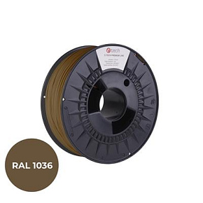Tlačová struna (filament) C-TECH PREMIUM LINE, PETG, perleťová zlatá, RAL1036, 1,75mm, 1kg Tlačová struna (filament) C-TECH PREMIUM LINE, PETG, perleťová zlatá, RAL1036, 1,75mm, 1kg