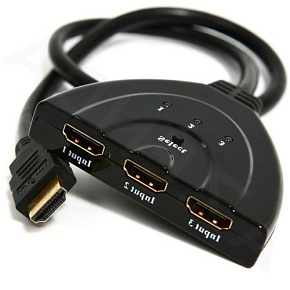 GEMBIRD Dátový prepínač HDMI switch, 3 cesty GEMBIRD Dátový prepínač HDMI switch, 3 cesty
