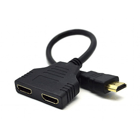 GEMBIRD HDMI splitter, pasívny, kábel, 2 cesty GEMBIRD HDMI splitter, pasívny, kábel, 2 cesty