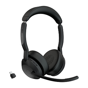Jabra Evolve2 55/Stereo/ANC/USB-C/BT-USB/Bezdrôt/Čierna Jabra Evolve2 55/Stereo/ANC/USB-C/BT-USB/Bezdrôt/Čierna