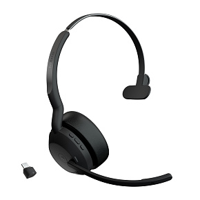 Jabra Evolve2 55/Mono/ANC/USB-C/BT-USB/Bezdrôt/MS/Čierna Jabra Evolve2 55/Mono/ANC/USB-C/BT-USB/Bezdrôt/MS/Čierna