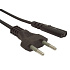 GEMBIRD napájací kábel pre NTB 2pin C8, 1,8m
