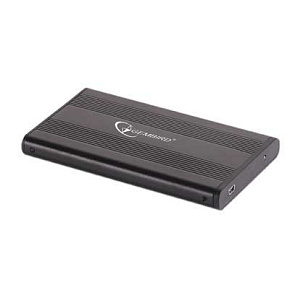 GEMBIRD externý kryt, pre 2,5" SATA, čierna, hliník GEMBIRD externý kryt, pre 2,5" SATA, čierna, hliník
