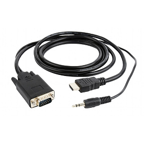 GEMBIRD Redukcia HDMI to VGA + audio, 1,8m GEMBIRD Redukcia HDMI to VGA + audio, 1,8m
