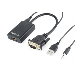 GEMBIRD Redukcia VGA - HDMI, 0,15 m, M/F GEMBIRD Redukcia VGA - HDMI, 0,15 m, M/F