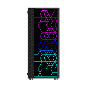 Gembird Computer Fornax 2500 ARGB/Midi Tower/Transpar./Čierna Gembird Computer Fornax 2500 ARGB/Midi Tower/Transpar./Čierna