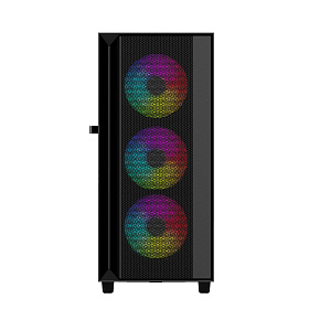 Gembird Fornax 4000 ARGB/Midi Tower/Transpar./Čierna Gembird Fornax 4000 ARGB/Midi Tower/Transpar./Čierna