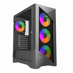 GEMBIRD Fornax 900/Midi Tower/Transpar./Čierna GEMBIRD Fornax 900/Midi Tower/Transpar./Čierna