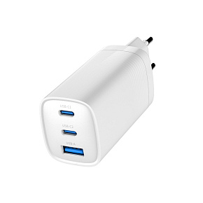 GEMBIRD PD nabíjačka 1xUSB-A 2xUSB-C 67W biela GEMBIRD PD nabíjačka 1xUSB-A 2xUSB-C 67W biela