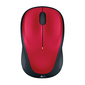 Logitech M235/Cestovná/Optická/1 000 DPI/Bezdrôtová USB/Čierna-červená Logitech M235/Cestovná/Optická/1 000 DPI/Bezdrôtová USB/Čierna-červená