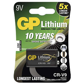 Lítiová Batéria GP CR-V9 9V - 1ks Lítiová Batéria GP CR-V9 9V - 1ks