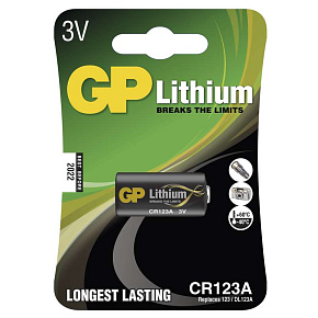 Lítiová batéria GP CR123A - 1ks Lítiová batéria GP CR123A - 1ks