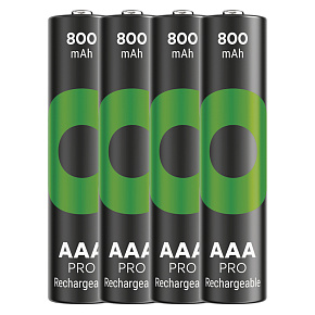 GP Nabíjací bat. ReCyko Pro AAA (HR03) 800mAh-4ks GP Nabíjací bat. ReCyko Pro AAA (HR03) 800mAh-4ks