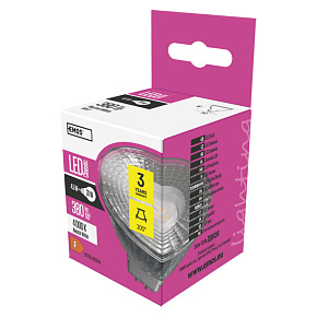 EMOS LED CLS MR16 4,5 W (31 W) 380lm GU5.3 NW EMOS LED CLS MR16 4,5 W (31 W) 380lm GU5.3 NW
